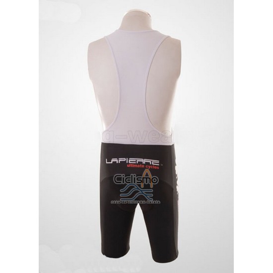 Fdj Ropa Ciclismo Culotte Corto 2010 Mangas Cortas Blanco y Negro